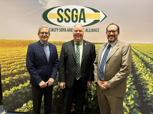 Peter Friedmann, Agriculture Transportation Coalition; Commissioner Max Vekich, Federal Maritime Commission; Eric Wenberg, SSGA